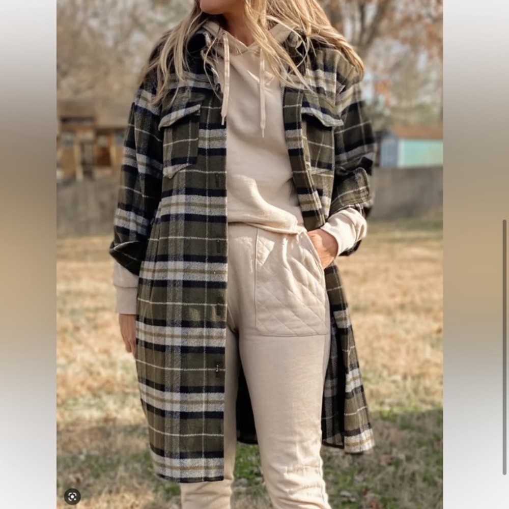 H and M shacket worn twice